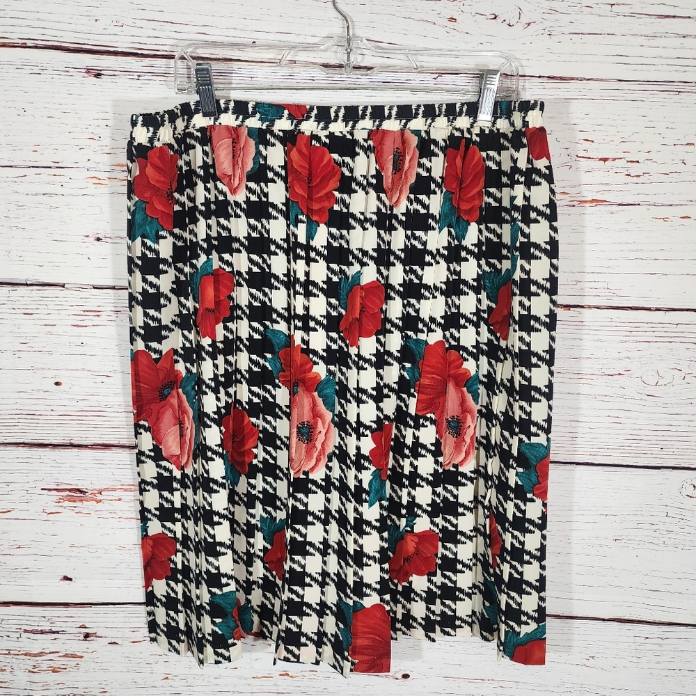 Vintage Graver Studio Houndstooth Skirt